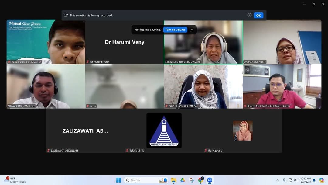 Online research meeting with partners