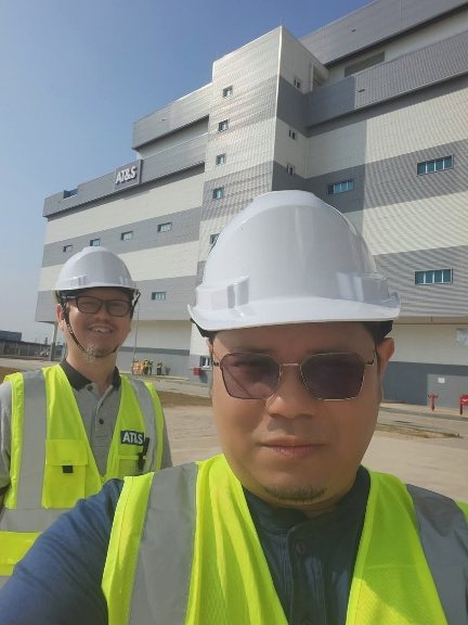 On site at an industrial facility